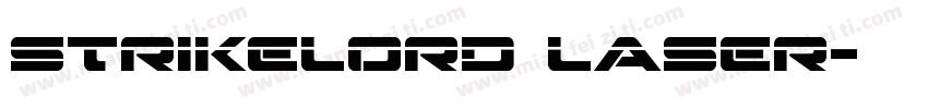 strikelord laser字体转换